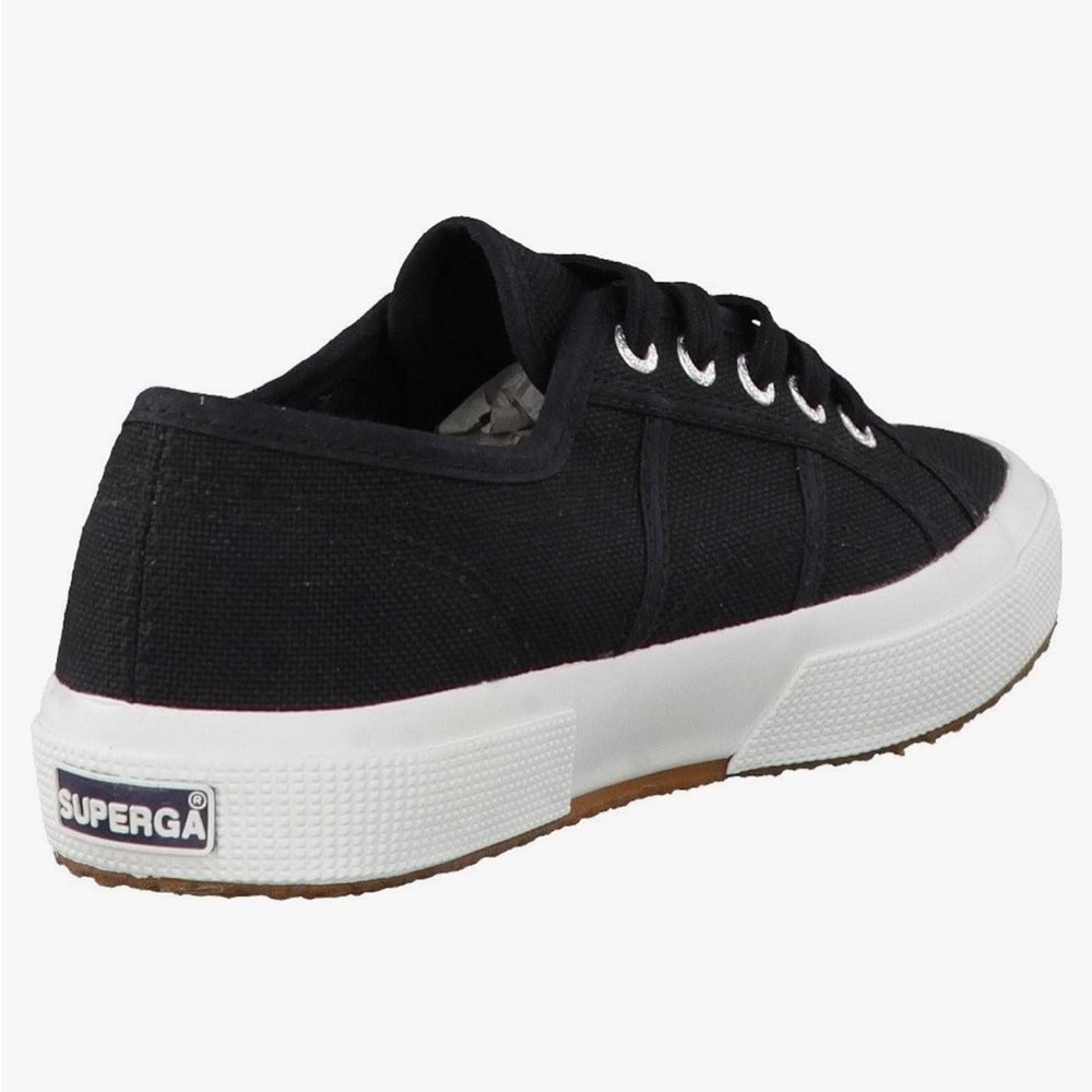 Superga black casual shoes.